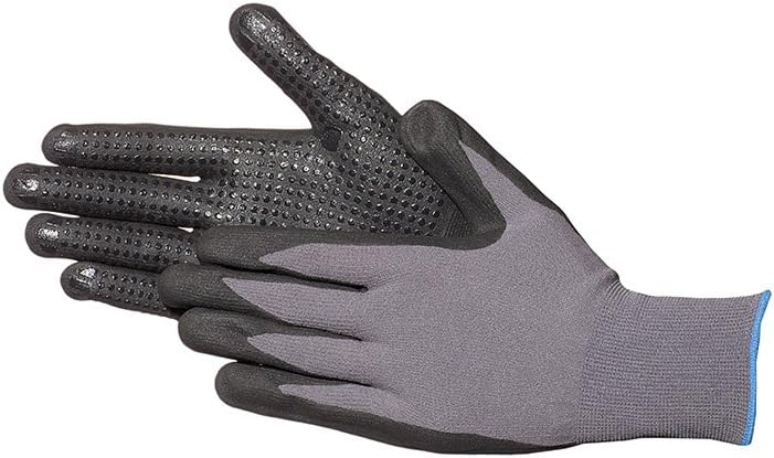 JAH Knitted Cotton/Polyamide Gloves with PVC Grip Dots – Secure Grip & Durable for Warehouse, Assembly & Shipping