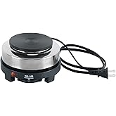 Homend 110V Mini Electric Stove 500W Portable Countertop 5.5 inch Hot Plate Multifunction Home Coffee Tea Water Heater Home H