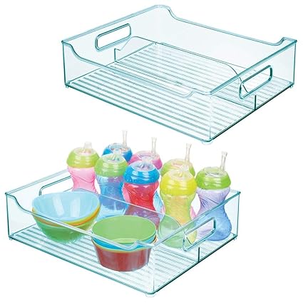 mDesign 2er-Set Kinderzimmer Organizer – große Sortierbox mit