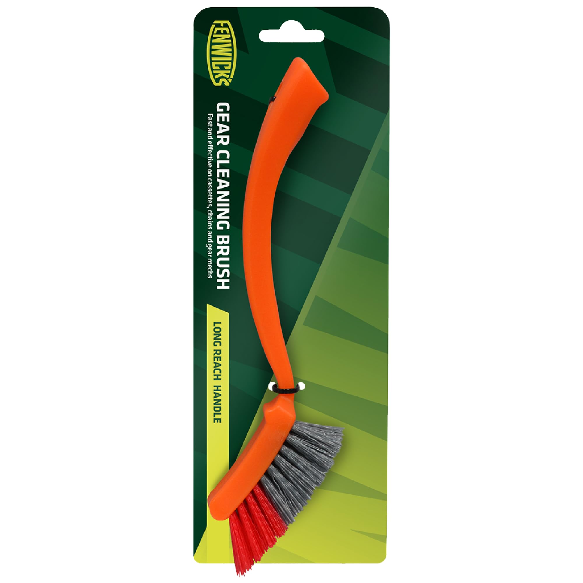Fenwicks Unisex's Bike Gear Cleaning Brush, Orange, 25 cm