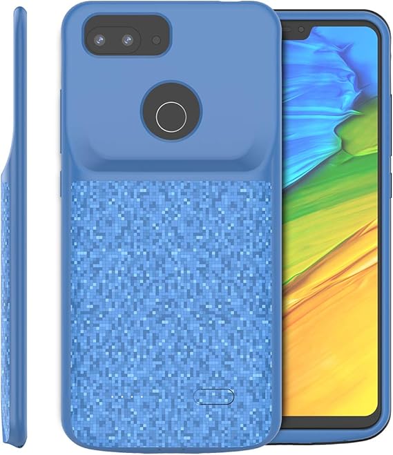 Amazon.com: Scheam Compatible Xiaomi Mi 8 Lite Battery Case, 4700mAh Charger Case External Battery Power Case Shockproof Protective Cover Rechargeable Backup Battery Replacment Case for Xiaomi Mi 8 Lite Blue