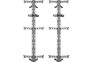 Hawk Helium Hunting Treestand Portable Climbing Sticks w/ Fold Up Steps, 6 Pack