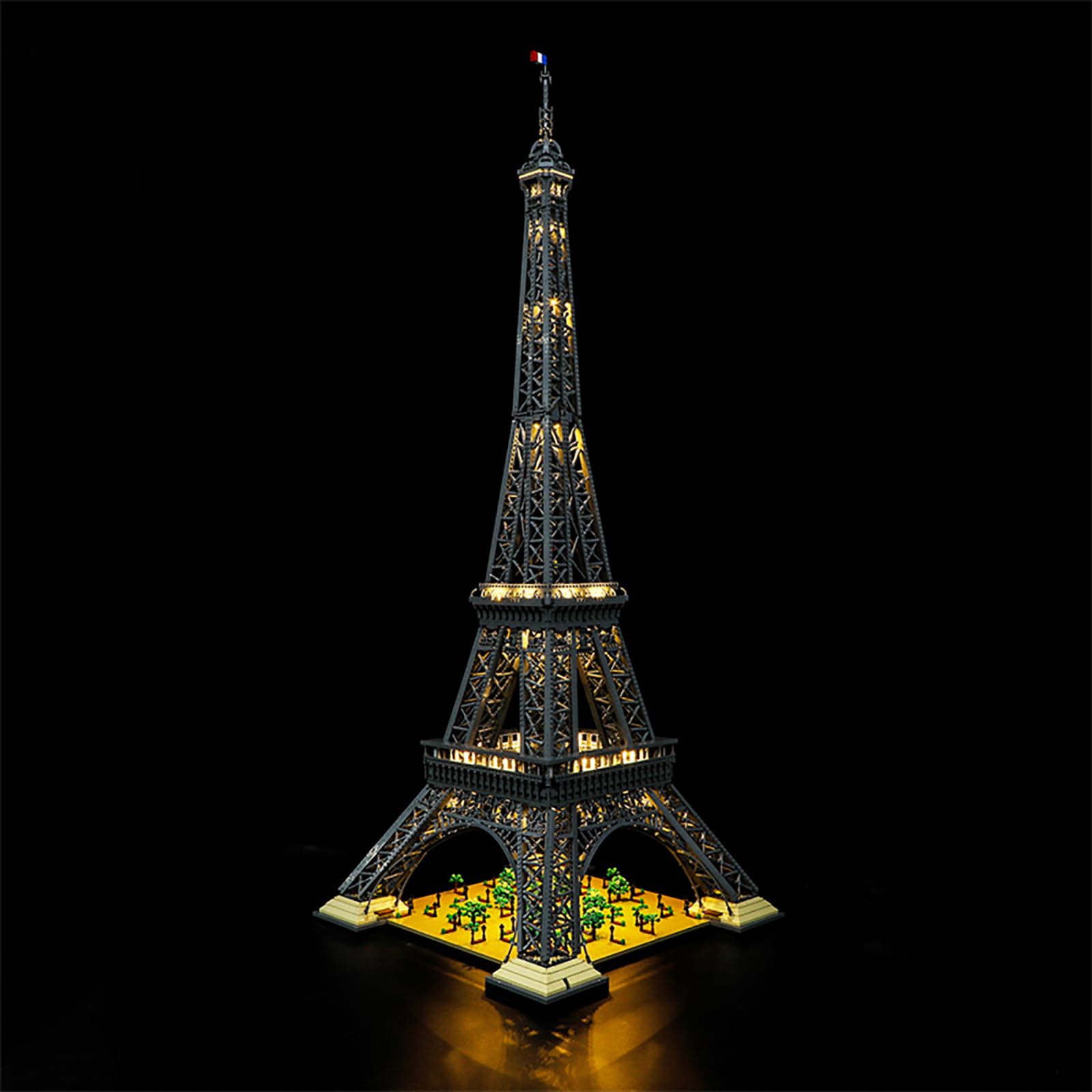 MENZAVA LED Light Set Compatible with LEGO 10307 Eiffel tower Icons Building Blocks Model - Model Set NOT Included