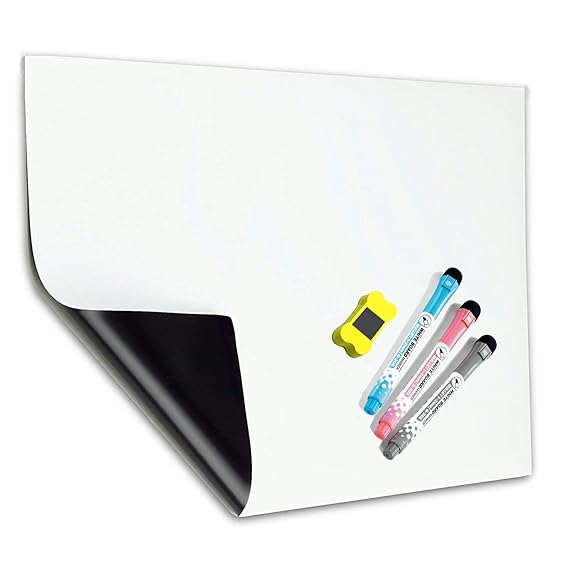 A3 Magnetisches Whiteboard durch MZMing-Kühlschrank magnetische küche Whiteboard Einkaufsliste Anwendbare Kinder und Erwachse