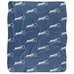 Brandeis University Blanket, 50"x60" Logo Pattern