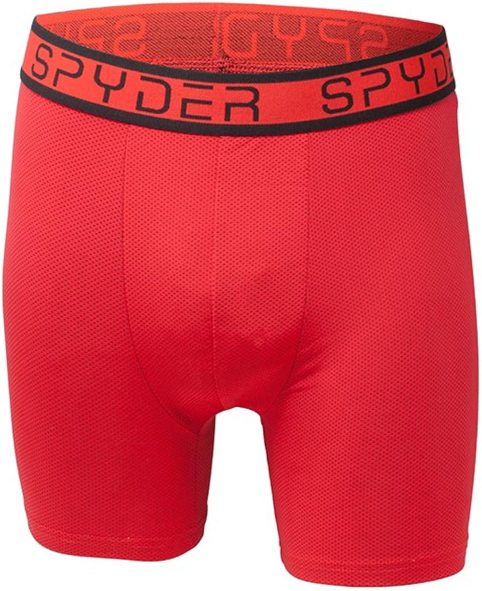 Spyder Performance Mesh Mens Boxer Briefs Sports Underwear 3 Pack for Men: Clothing