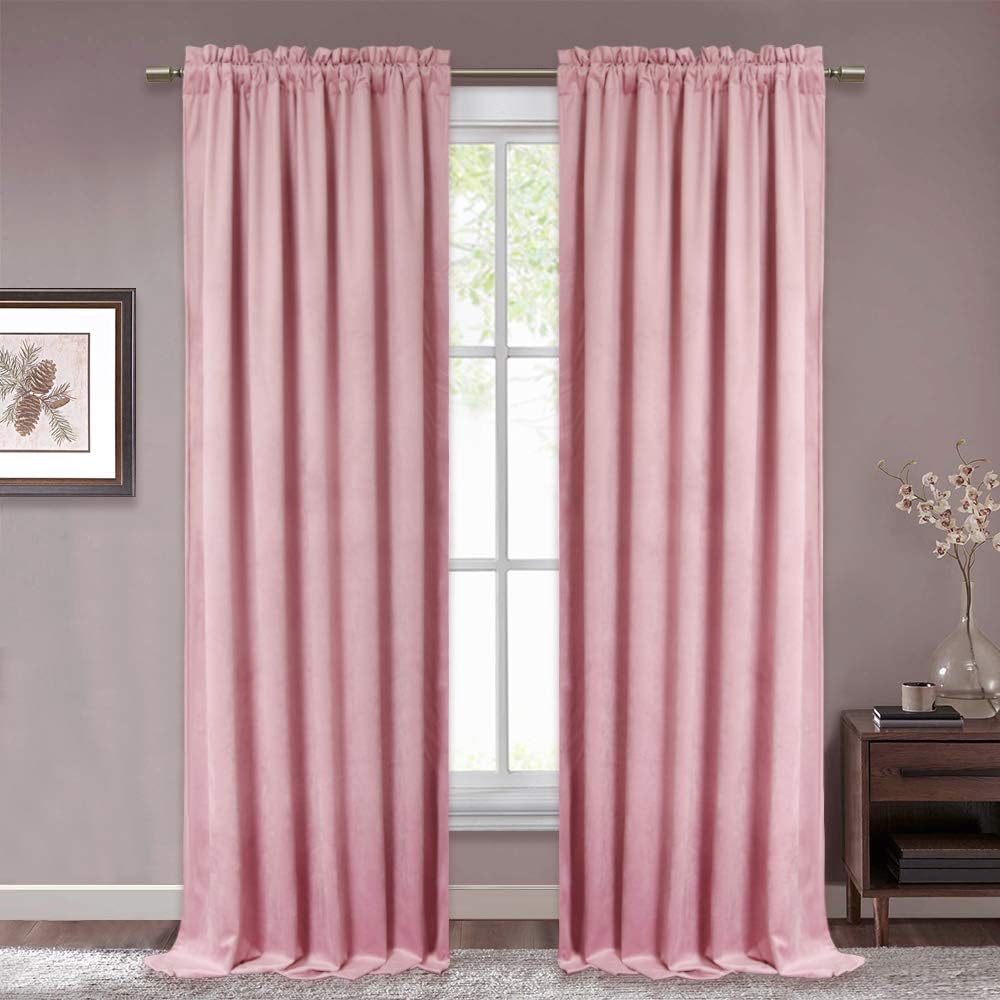 Amazon Com Ryb Home Bedroom Curtains Kids Velvet Curtains