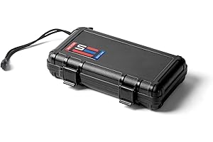 S3 CASE COMPANY S3 Cases T3000 Waterproof Dry Box Protetive Case - Mil Spec/USA Made/Waterproof/Lockable/Smell Proof - for Phones, Wallets, Keys, Knives, Boating, Camping & Watersports Case Size 7.88" x 3.9" x 1.42"