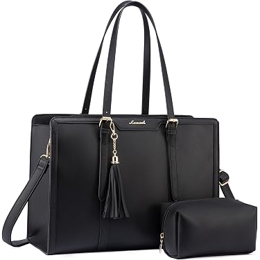 Women's Crossbody Laptop Tote Bag – Large Capacity Shoulder Briefcase With 15-Inch Laptop Compartment