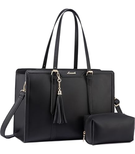 Sac Fourre-tout Femme LOVEVOOK - Pour Ordinateur 15,6 Pouces, Léger 0,45 Kg, Grande Capacité - 6