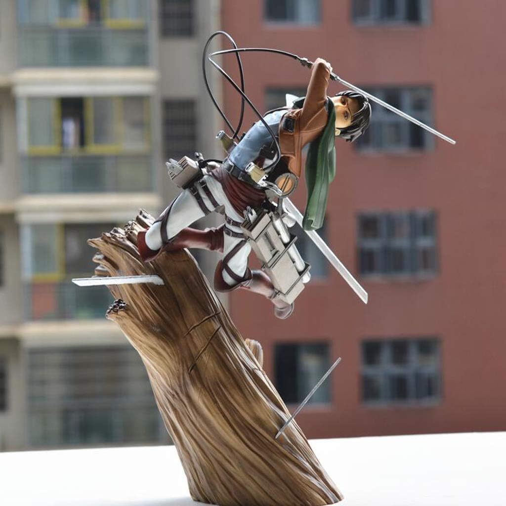 Luck7DZ Levi Ackerman PVC"Attack on Titan"Action Figure Kit Collectible Toys,