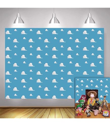 Sfondo Per Festa 4° Compleanno A Tema Giocattoli, 1,5x0,9m, Banner In Vinile Per Ragazzi E Ragazze, Decorazioni Cartoon