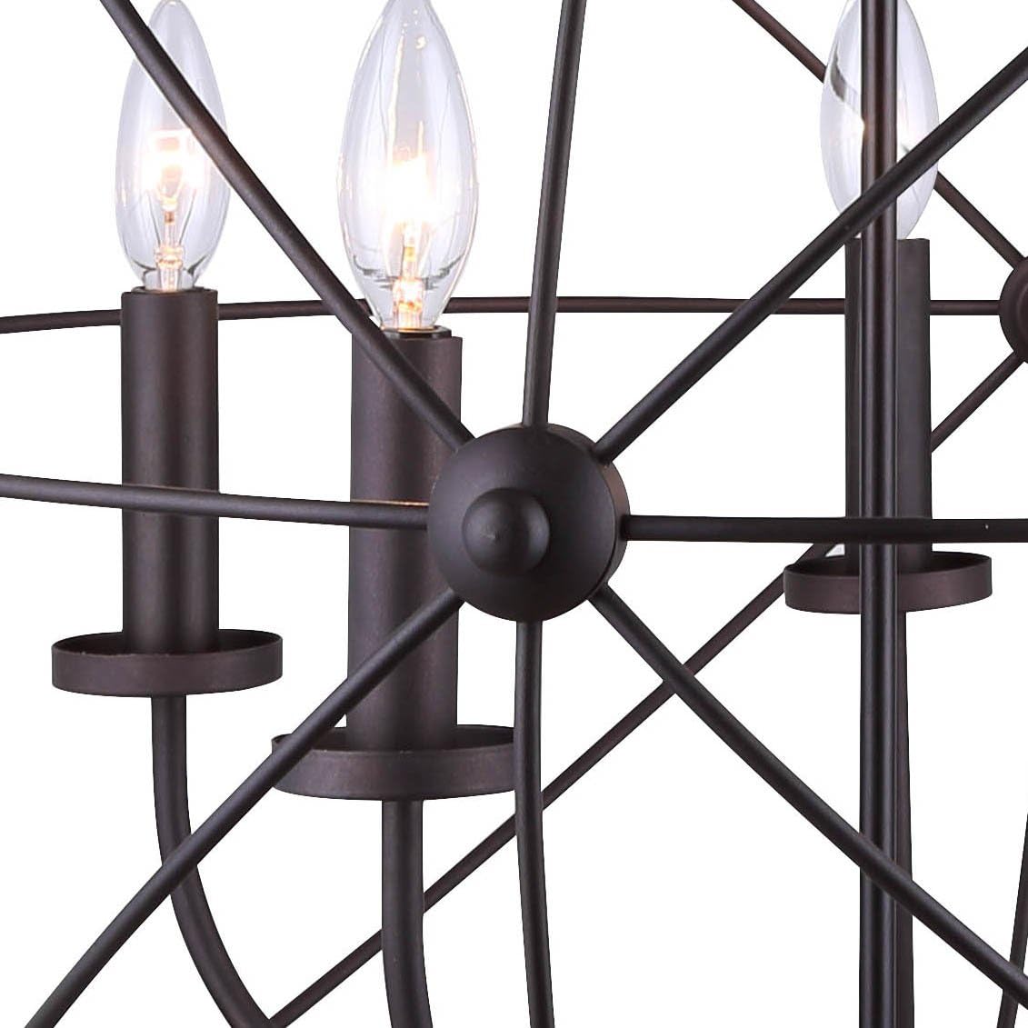 Canarm ICH282B05ORB25 Sumerside 5 Light Chandelier, Oil Rubbed Bronze - - 