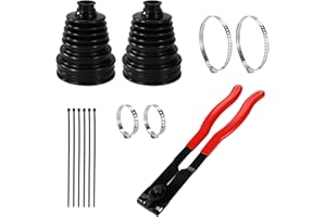 Lyreh Silicone Cover Kit for CV Axle, Boot Repairing Kit Fit for Shaft Size 19mm-24mm Front and Rear Axle Repair Tools Joint 