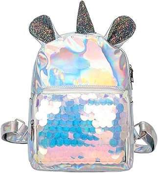 mochilas de lentejuelas de unicornio