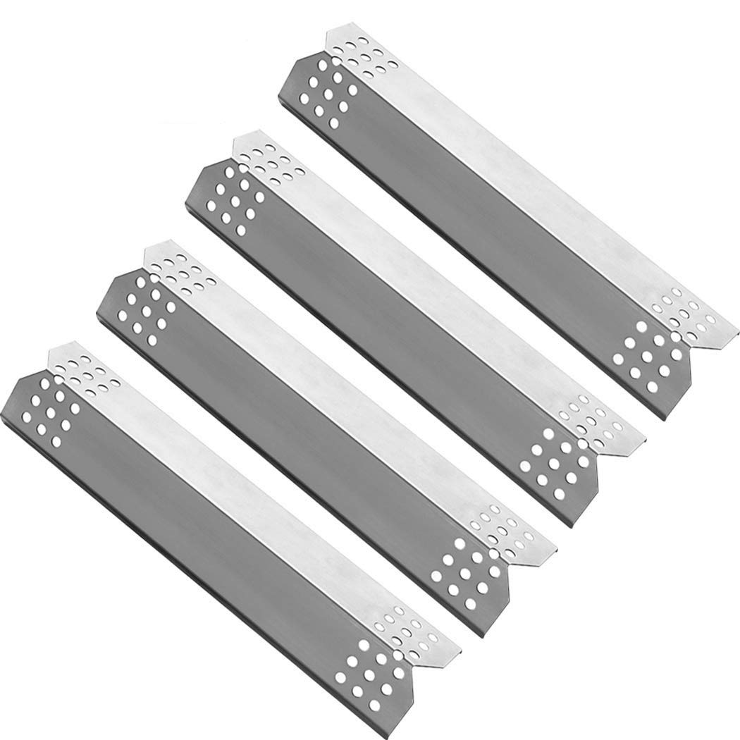 LOKHING 97371 (4-Pack) Stainless Steel Flame Tamer, Heat Shields, Heat Plate, Heat Tent, Grill Replacement Parts for Grill Master, Nexgrill and Other Gas Grill Models