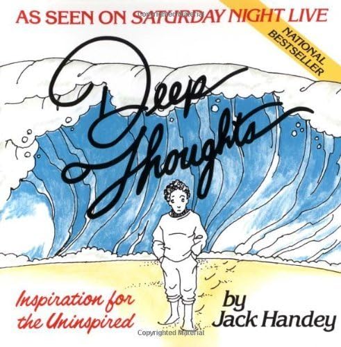 洋楽 Deep Thought And Touche - Shady Thoughts Deepest Thoughts: So Deep They Squeak: Handey, Jack: 9780786880447