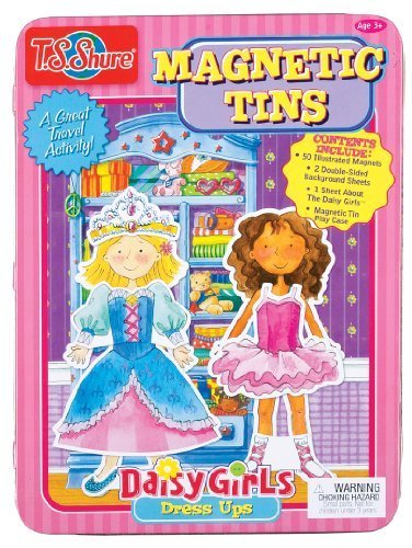 T.s. shure daisy girls magnetic tin playset, model: 406…