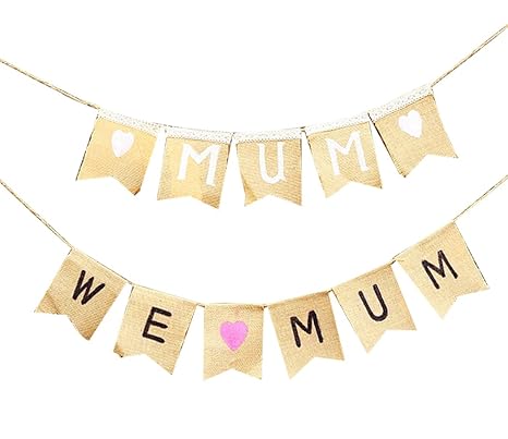 Funpa Mother S Day Hanging Banner Decorative Letters Party Banner