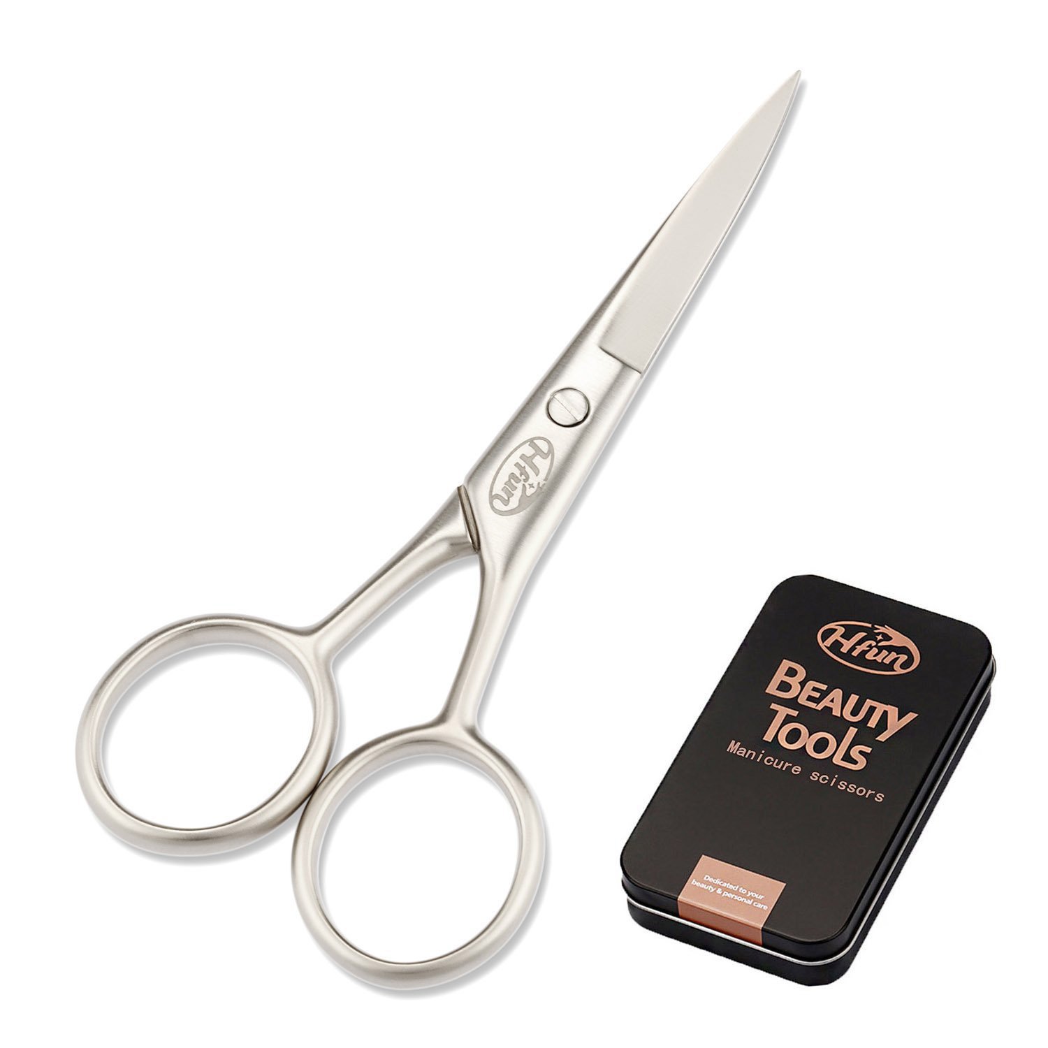 Buy HFUN Mustache Scissors, 4Inch, [ Professional Straight Scissors