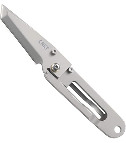 CRKT Delilah's P.E.C.K. EDC Folding Knife with Frame Lock, Gray