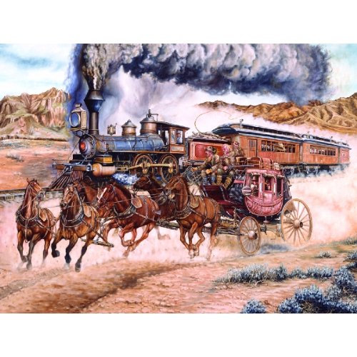 Reluctant for Progress 1000pc Jigsaw Puzzle by Les Ray