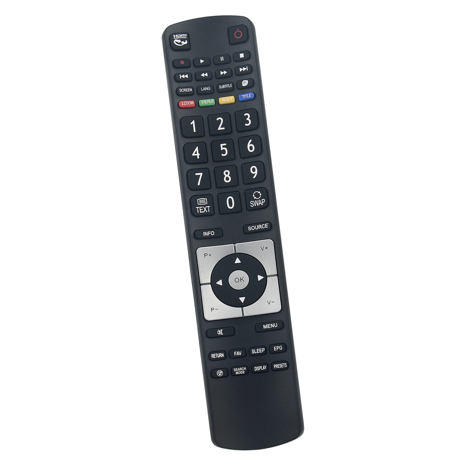 ALLIMITY RC5110 Replace Remote Control fit for Finlux SCHAUB LORENZ 22LE5500CT 22LT475CD 22LT475CD 26LE4800CT 26LT475CD 26LT480CT 26LT481CTSI 32LT400 32LT580CTSW FIN22905LEDR FIN22905LEDRDVD