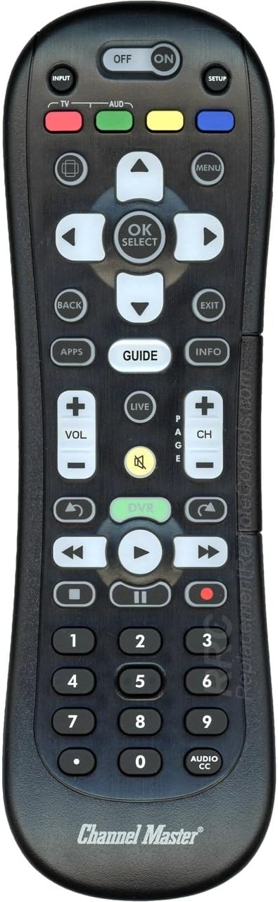 Replacement Remote for Channel Master DVR+ (CM-7500XRC2)