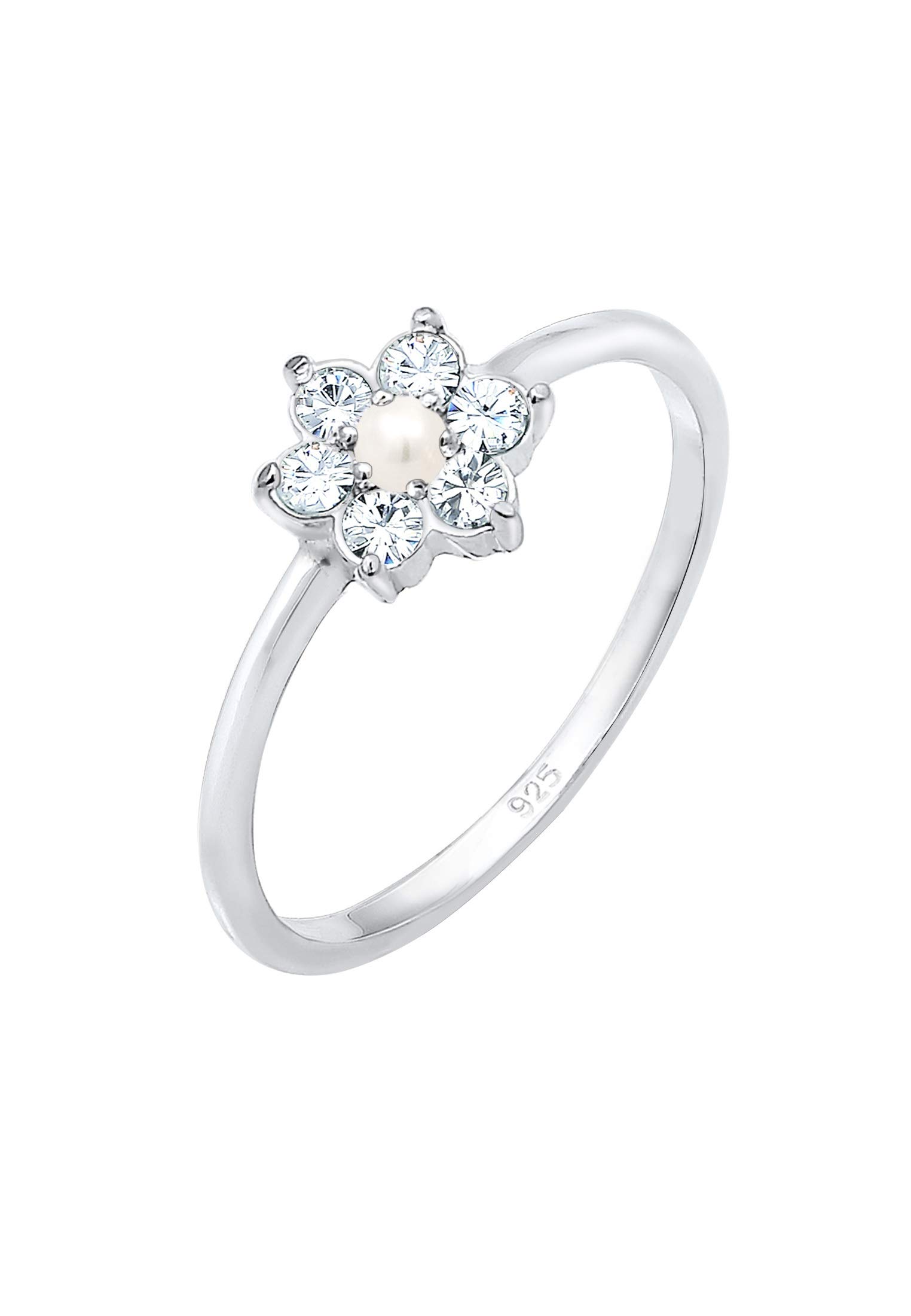 Elli Women Silver Solitaire Engagement Ring - 0604891818_58