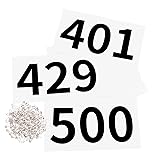 Azarxis Race Competitor Numbers Running Bibs with