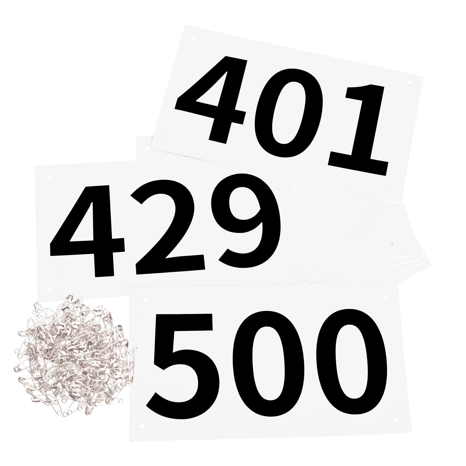 Azarxis Race Competitor Numbers Running Bibs with
