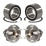 Front Rear Wheel Bearing And Hub Assembly Kit For