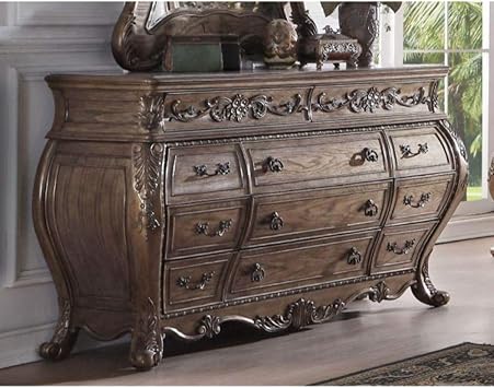 Amazon Com Benjara Benzara Royal Wooden Dresser With French Style