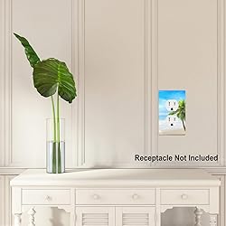 Pznen Hawaiian Beach Ocean Duplex Wall Plates