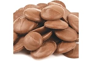 KIDU Chocolate Fountain Chocolate Melts, Melting For Cake Pops, Melting Wafers, Candy Melts Chips For Baking 3 Pound Resealable Bag (Milk New)