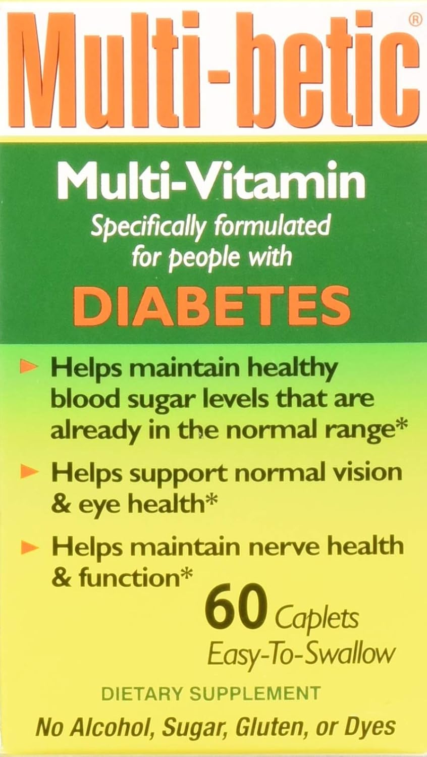MultiBetic Diabetes Multi Vitamin and Mineral 24 Hour Support Formula