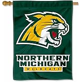 Northern Michigan Wildcats Double Sided House Flag