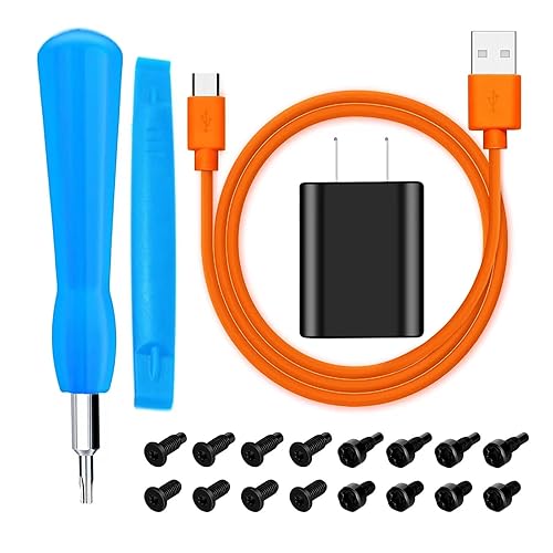 CYJJZQ Fast Wall Charger Charging Cable Cord Orange Replacement