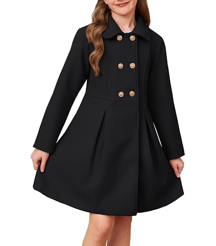 Amazon.com: Toddler Girls Trench Coat Long Winter Jacket Kids