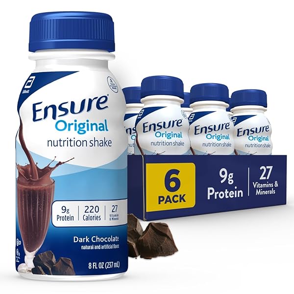 ENSURE ORIGINAL DARK CHOCOLATE NUTRITION SHAKE | MEAL...