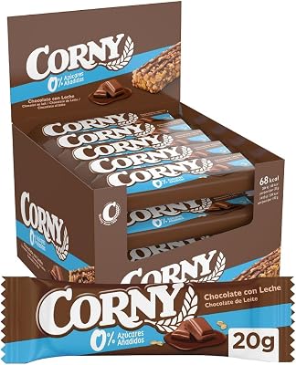 Barritas de Cereales Sin Azúcares Añadidos Chocolate 0%, 24x20 g