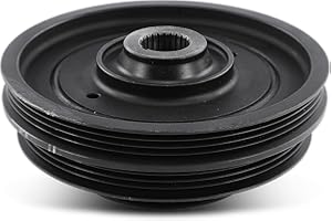 A-Premium Engine Harmonic Balancer Crankshaft Pulley Compatible with Honda Civic 1992-1999, Civic del Sol 1993-1995, SOHC L4 