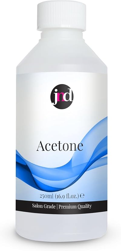 JND 100% Pure Acetone Soak-Off Gel Nail Remover 250ml