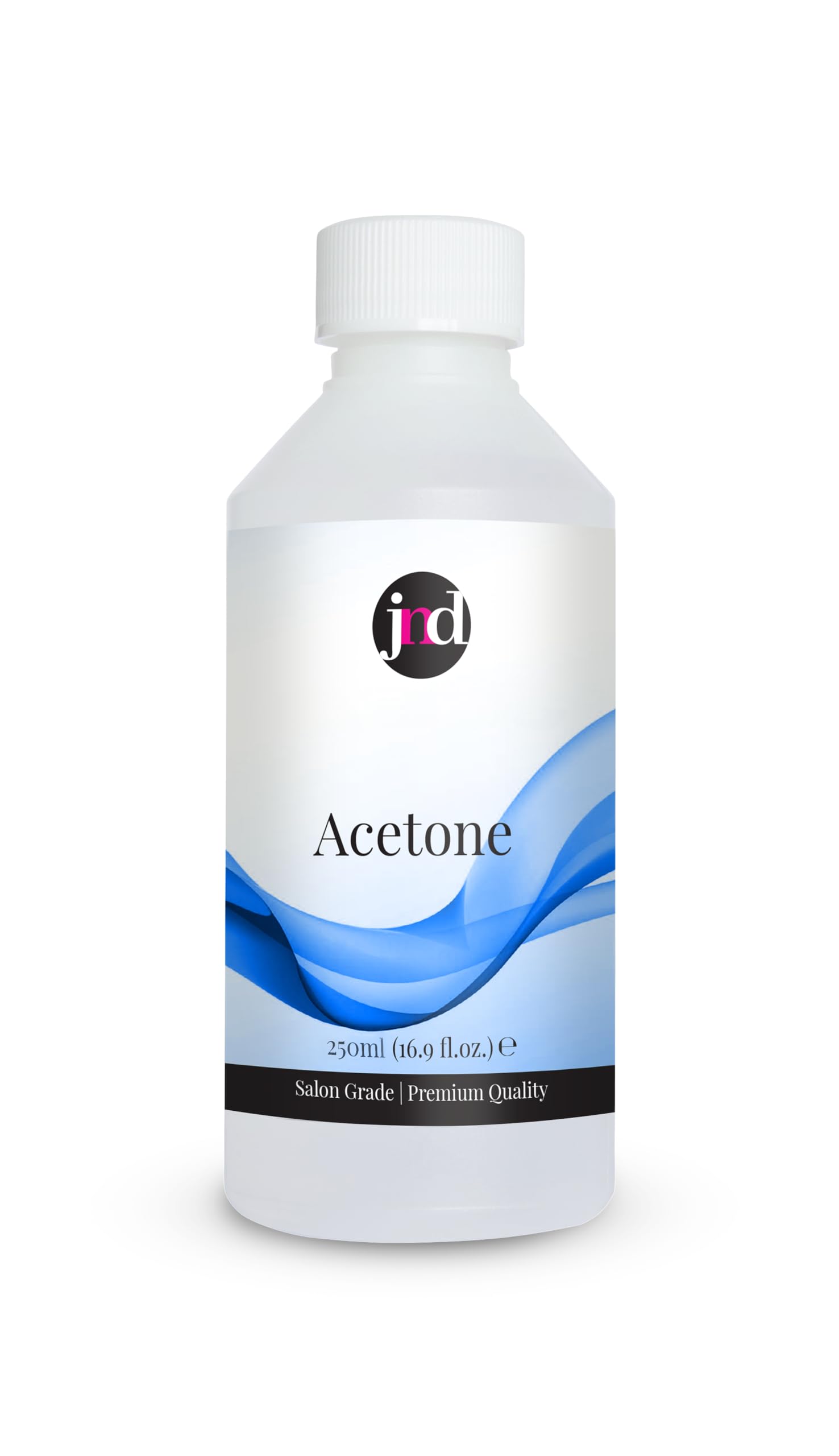 JND 100% Pure Acetone Soak-Off Gel Acrylic Tips Nail Glue Nail Polish Remover (250ml)