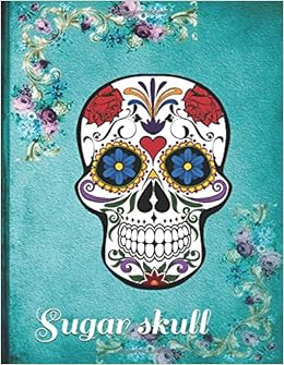 Amazon Com Sugar Skull Journal Scary Journal Cranium Decoration