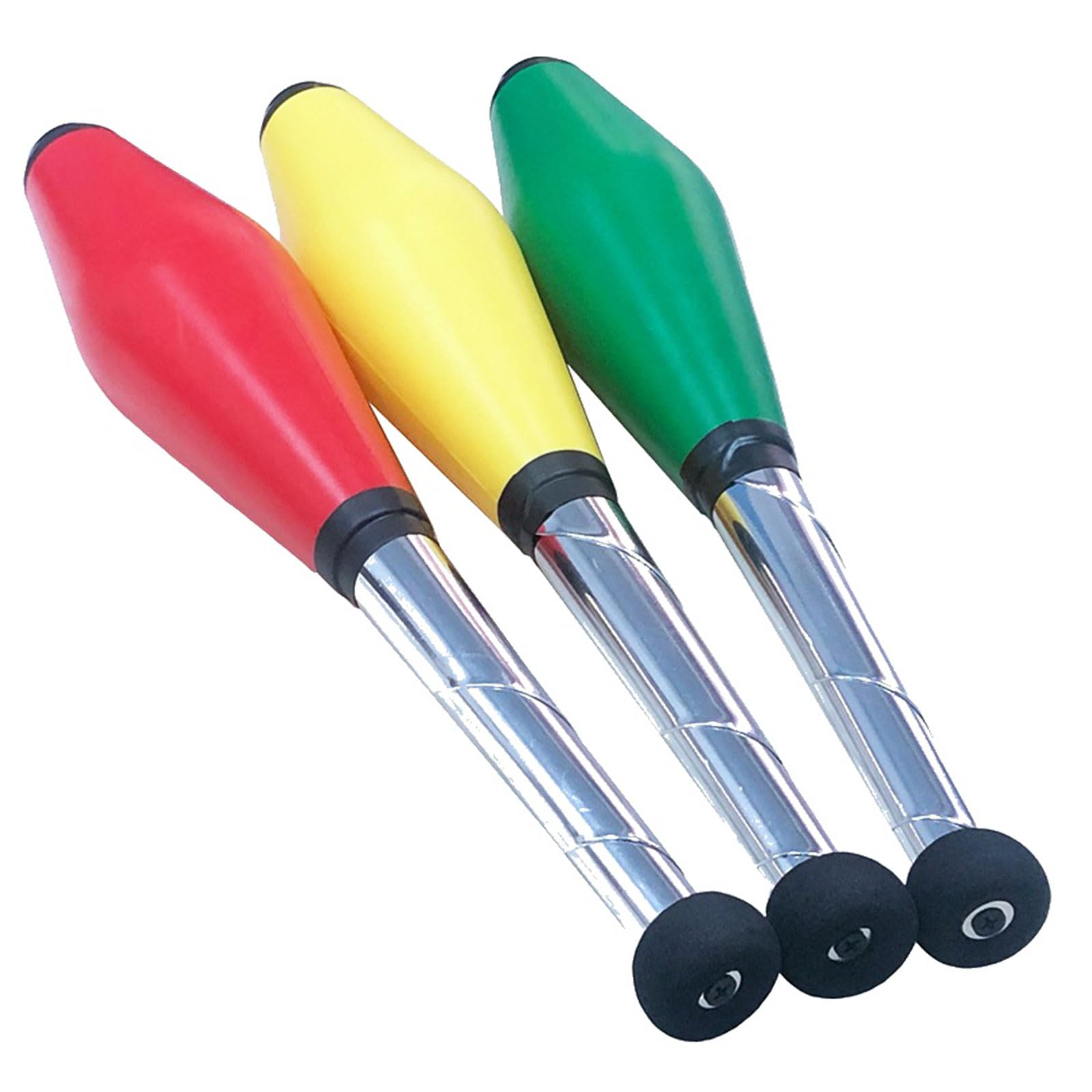 BDHI 3pcs Juggling Stick Juggling Club Set Juggling Pins Ultralight for Circus Performance Props(Y258-3)