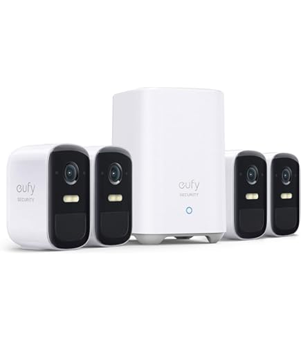 Amazon.com : eufy Security, eufyCam 2C Pro 4-Cam Kit, Wireless
