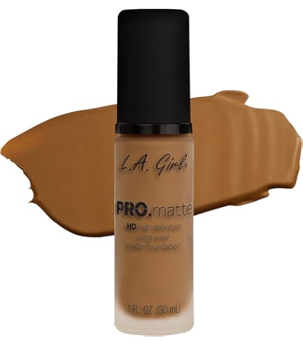 Amazon.com : L.A. Girl PRO.Matte Foundation, Cappuccino GLM684