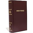 KJV, Pew Bible, Large Print, Hardcover, Burgundy, Red Letter, Comfort Print: Holy Bible, King James Version