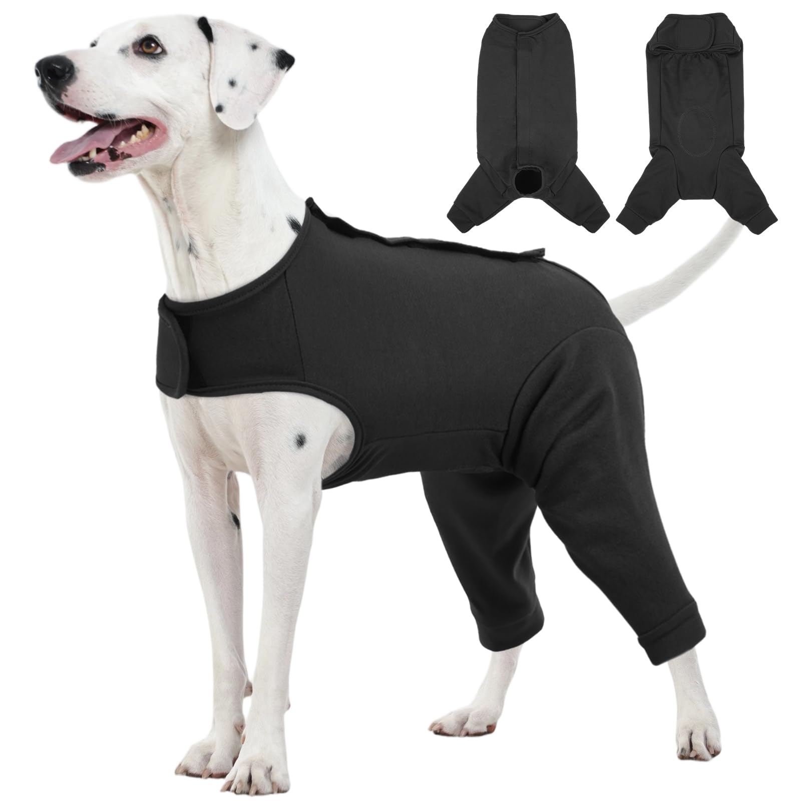 Photo 1 of Kuoser Dog Surgery Suit for Back Legs, Dog Rear Leg Sleeve to Stop Licking, Female Spay Recovery Suit for Dogs After Surgery, Pet Puppy Surgical Onesie for Abdomen Wounds Skin Disease